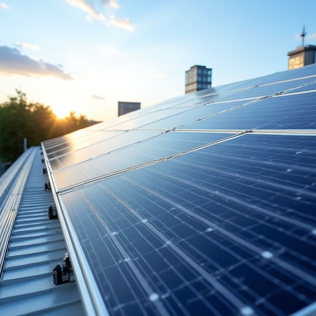 Panoul solar care alimentează parțial serverele noastre